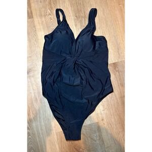 Cupshe‎ Black One Piece Swimsuit Knot Size XL
